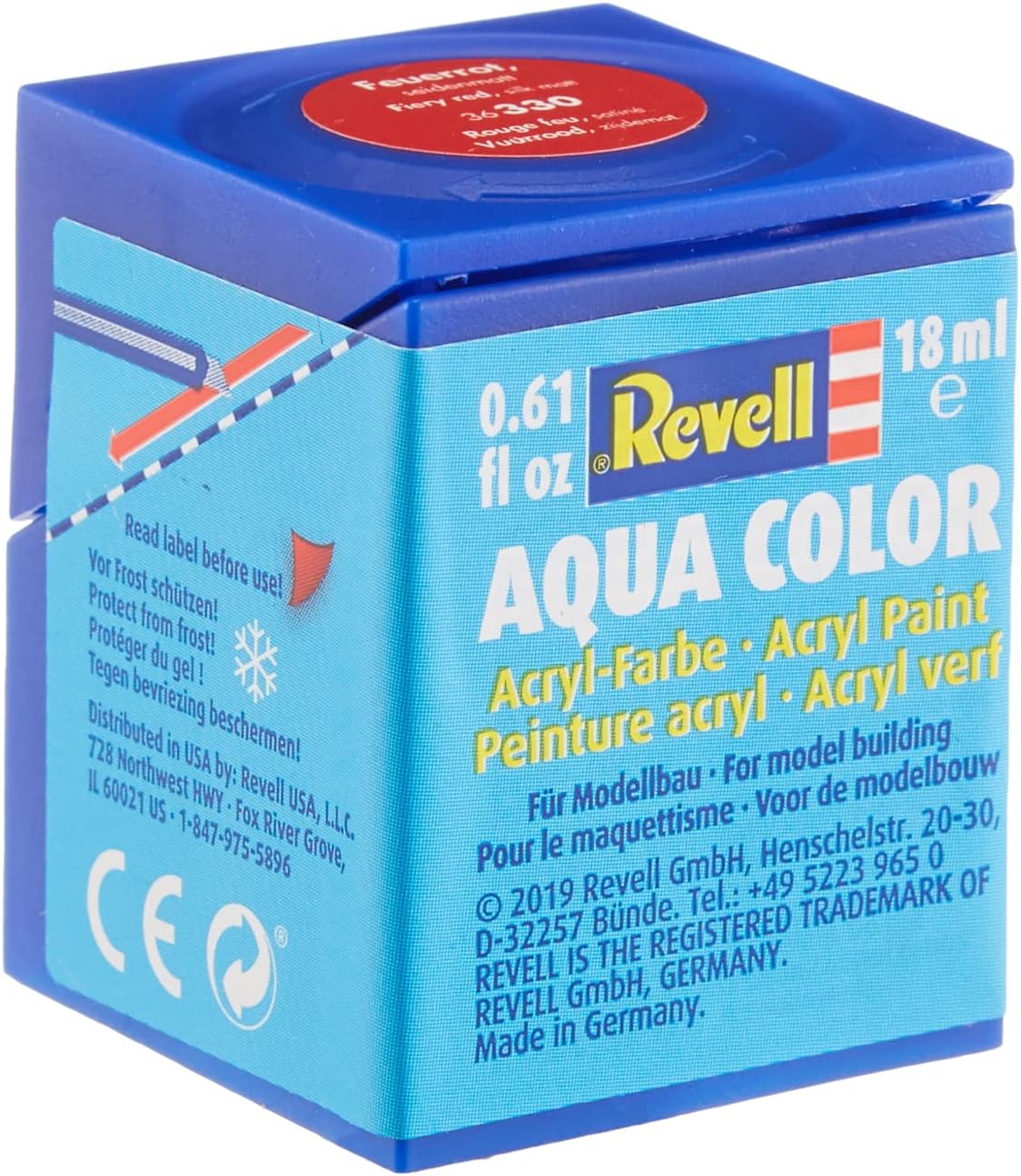 - Su Bazlı Maket Boyası Ateş Kırmızısı İpek 18 Ml (36330)