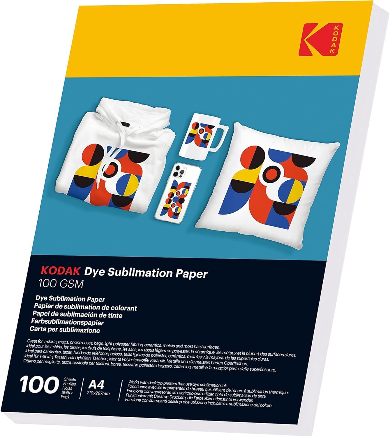 100 Gr/m2 20x30(A4)-100 Adet Sublimasyon Transfer Kağıdı - 9891-194
