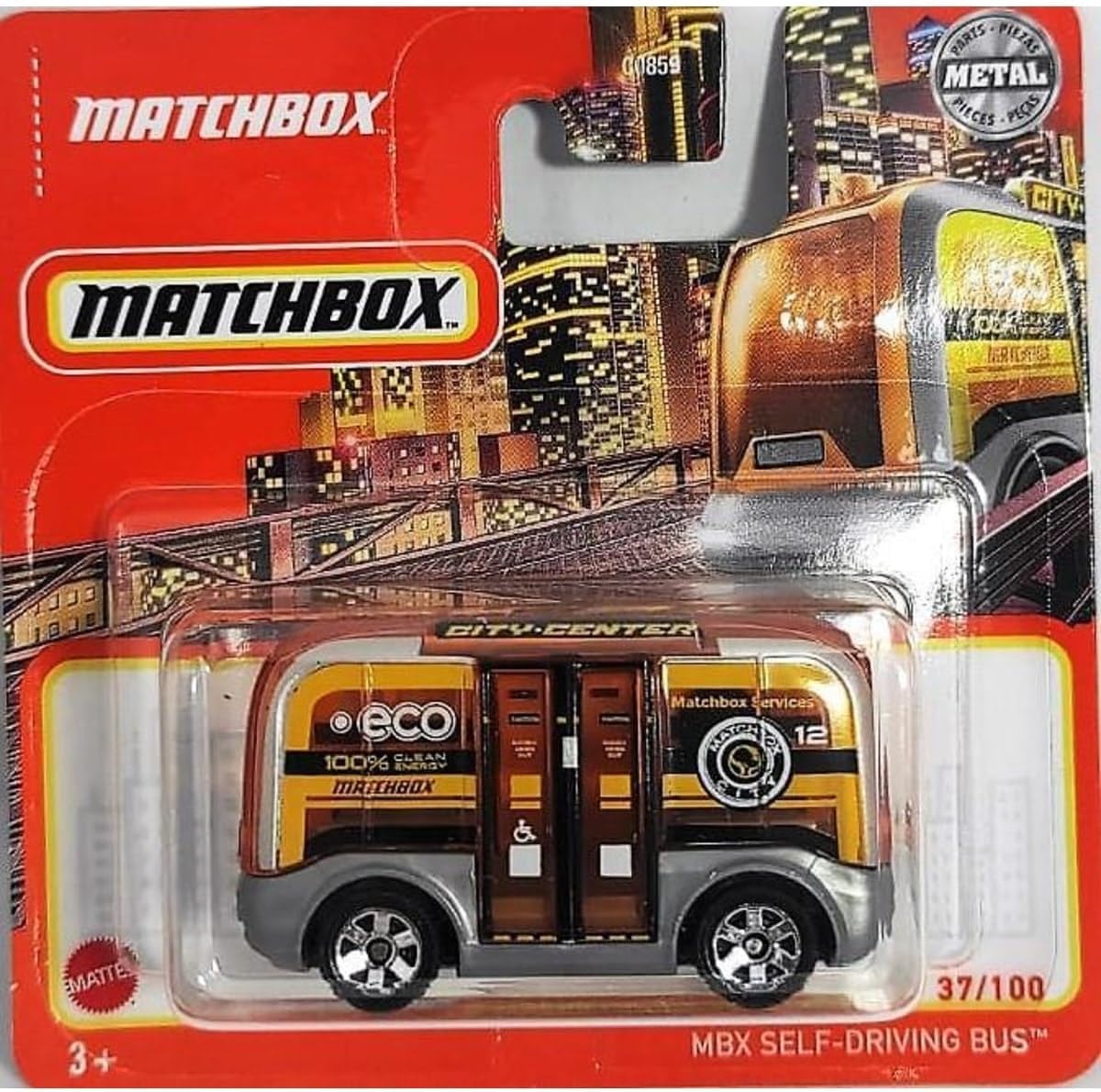 C0859 1:64 Tekli Arabalar Mbx Self-drıvıng Bus Hfr74