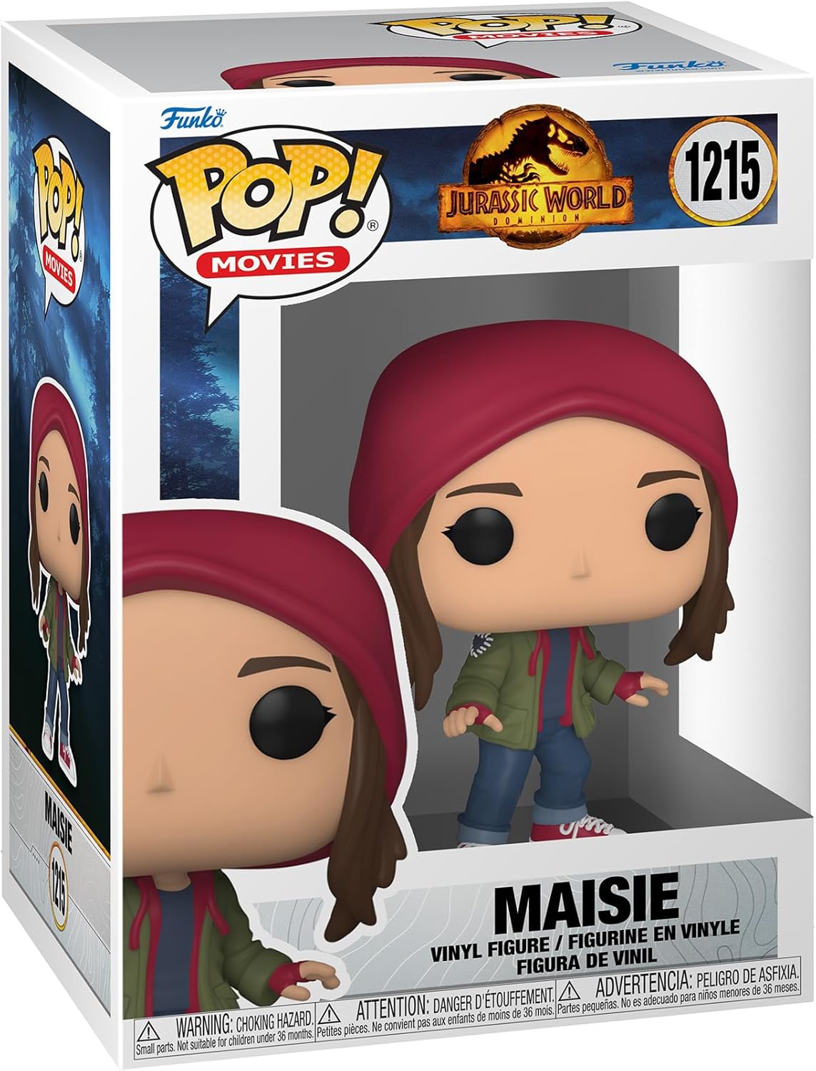 Pop! Filmler: JW3 - Maisie Lockwood - Jurassic World 3 - Vinil Koleksiyon Figürü - Hediye Fikri - Resmi Ticari Ürünler - Çocuklar ve Yetişkinler için Oyuncak - Film Hayranları - Koleksiyoncular