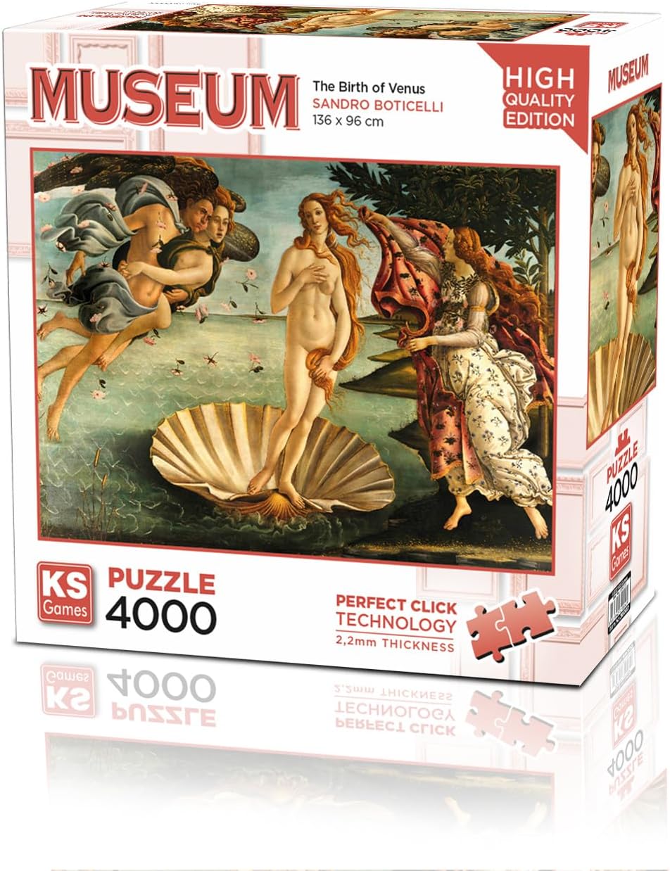 The birth of Venus 4000 Parça Puzzle