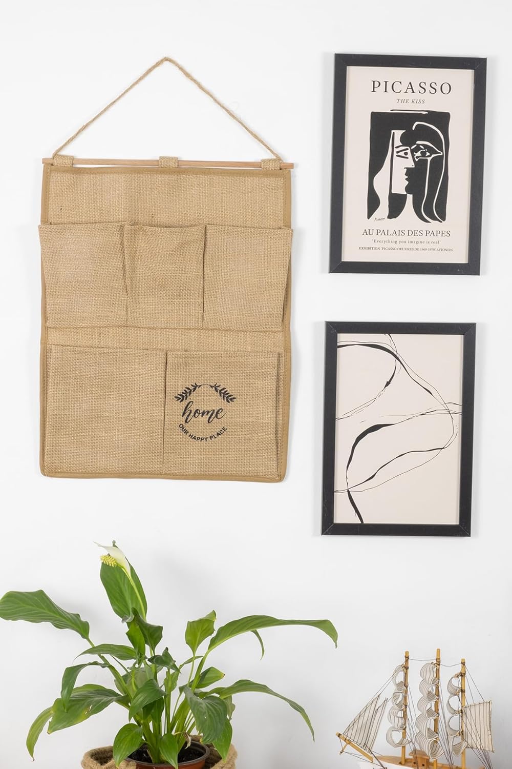 5 Cepli Çok Amaçlı Askılı Duvar Tipi Dolap Içi Banyo Mutfak Düzenleyici Organizer 35x45