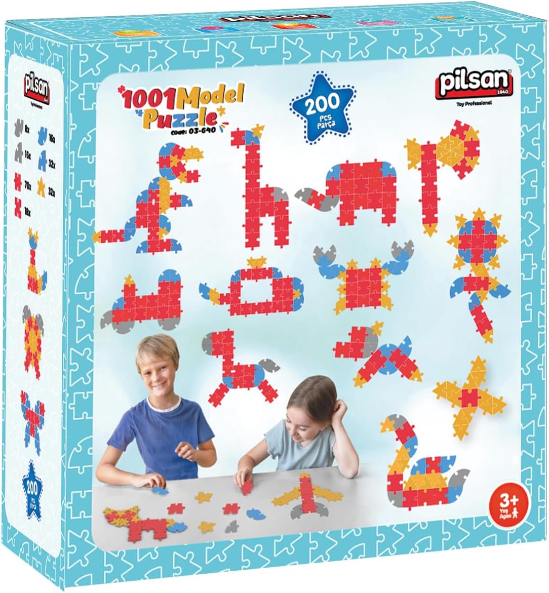 1001 Çeşit Puzzle(200 Parça)