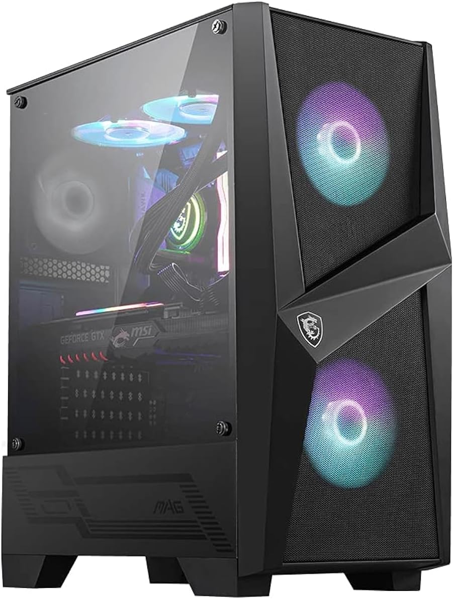 Mag Forge 100R,Temperli Cam, 2X A-Rgb Fan , 1x120 mm Fan Atx, Gaming Bilgisayar Kasası