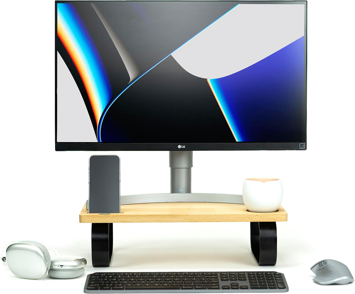Monitör Standı, Monitör Ünitesi, Ahşap Masa Üstü Monitör Standı