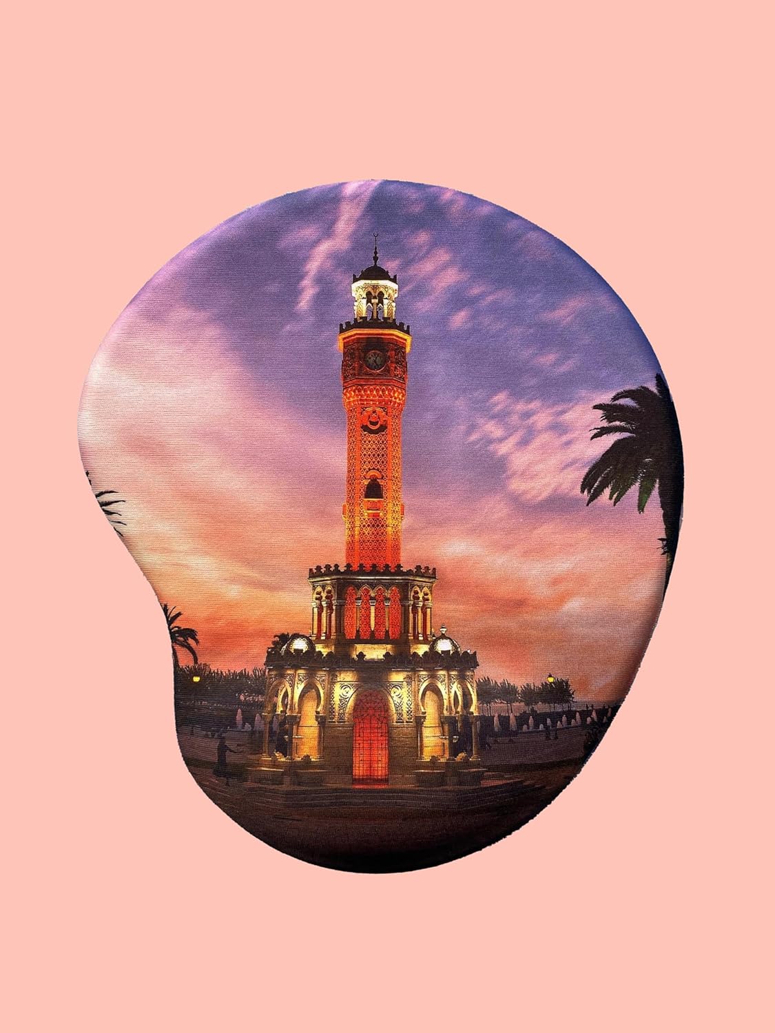 SHOP Türkiye Serisi - İzmir Saat Kulesi Baskılı Bilek Destekli Mouse Pad