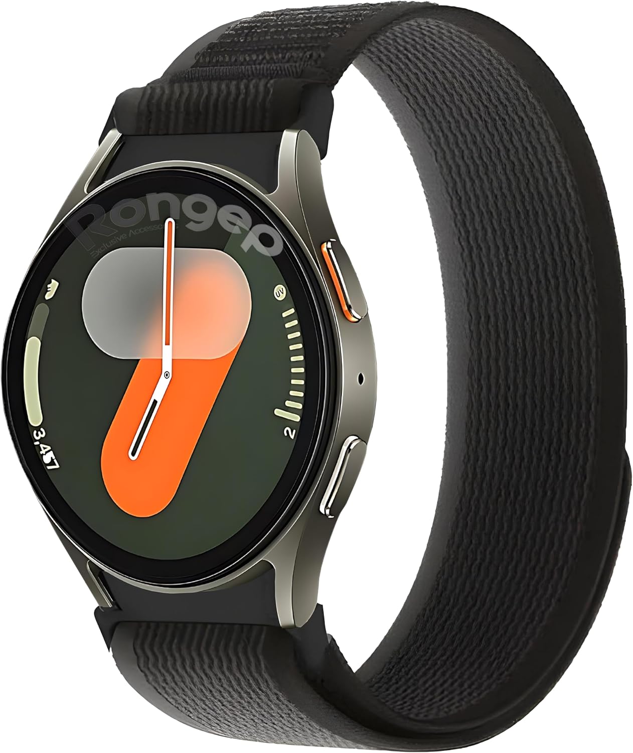 Trl Loop 20mm Kumaş Kordon  Galaxy Watch FE/7/6/5/4 Serisi İçin (40mm/44mm) Terletmeyen Rahat ve Hafif Kayış Watch 6/4 Classic (47/43/42mm) Watch 5 Pro 45mm Uyumlu