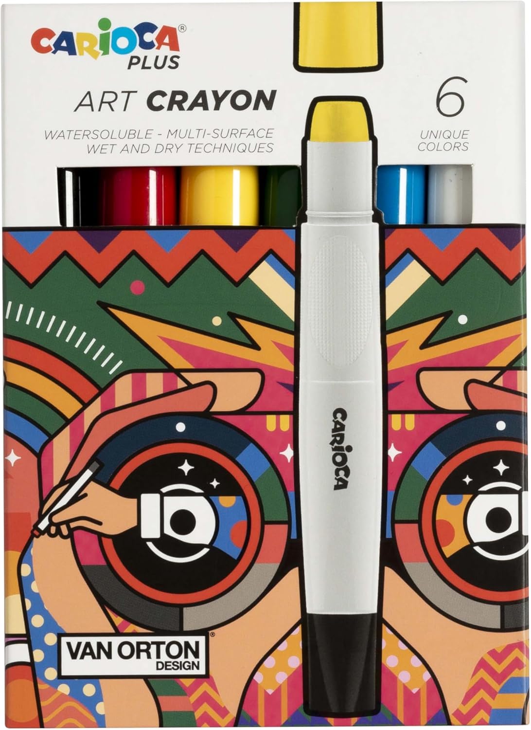 Plus Art Crayon Boya 6&apos;Lı