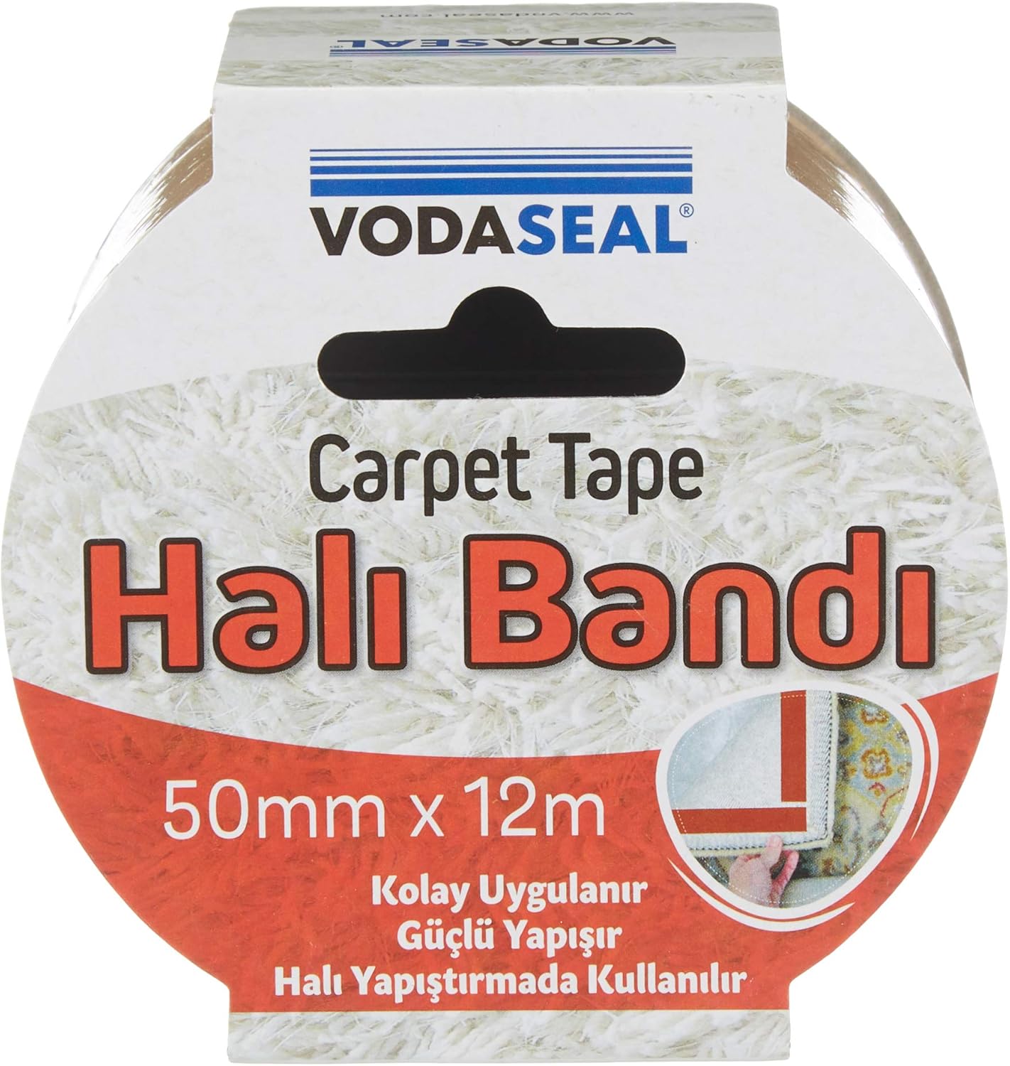 Halı Montaj Bandı, 50mmx12mt
