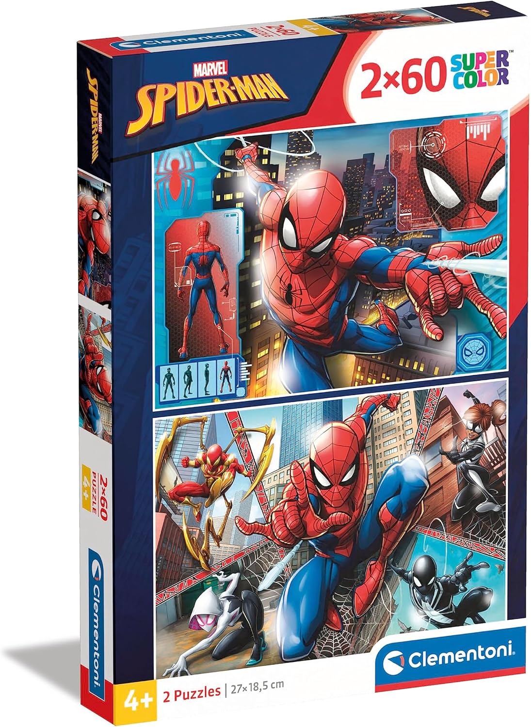 - 2x60 Parça Puzzle - Spiderman