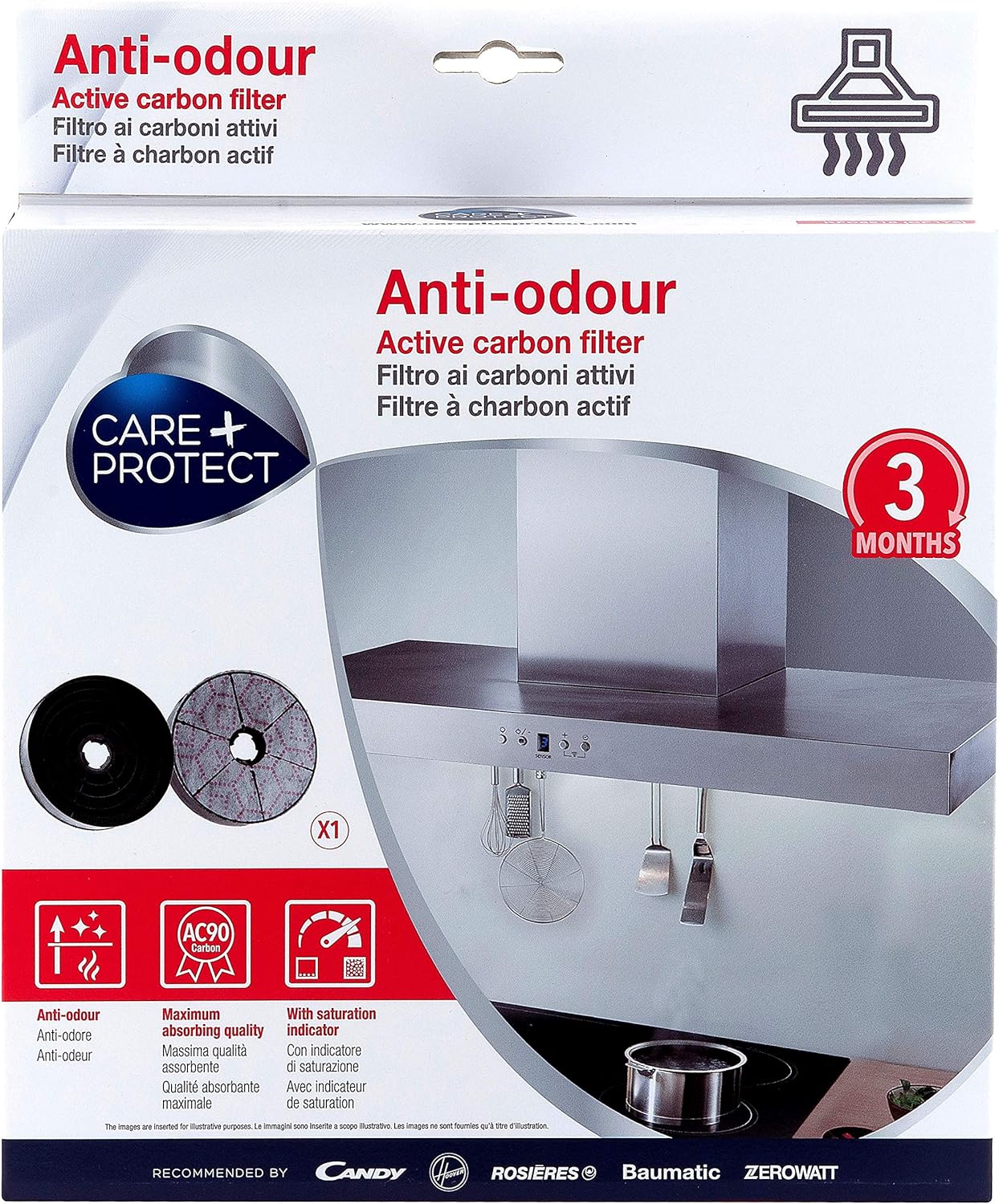 + PROTECT 35602061 Üniversal Tip 178 Ocak Filtresi